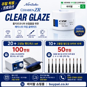 CZR FC 페이스트 스테인 클리어 글레이즈 (CZR FC Clear Glaze) [5g] 20+ 고성능 핸드피스set